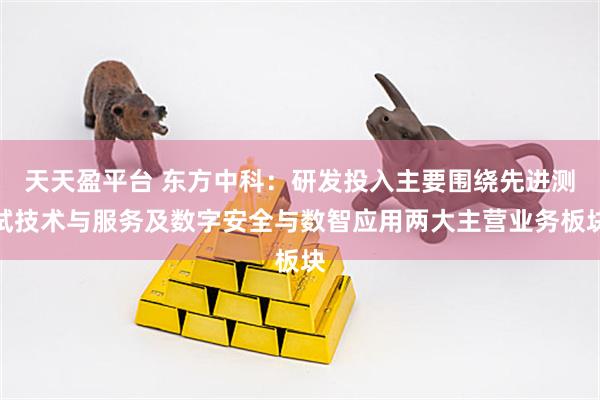 天天盈平台 东方中科：研发投入主要围绕先进测试技术与服务及数字安全与数智应用两大主营业务板块